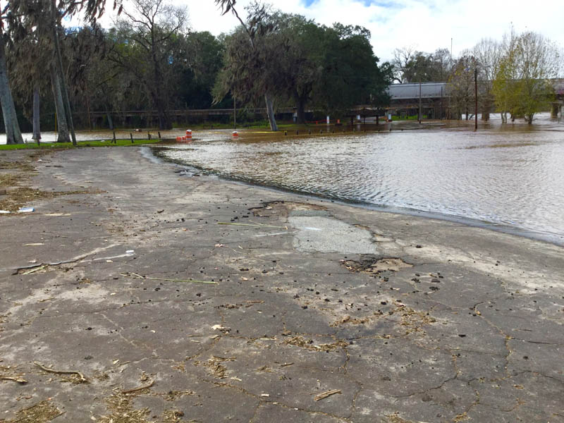 Pictures of Flint River flooding in Bainbridge as water begins to